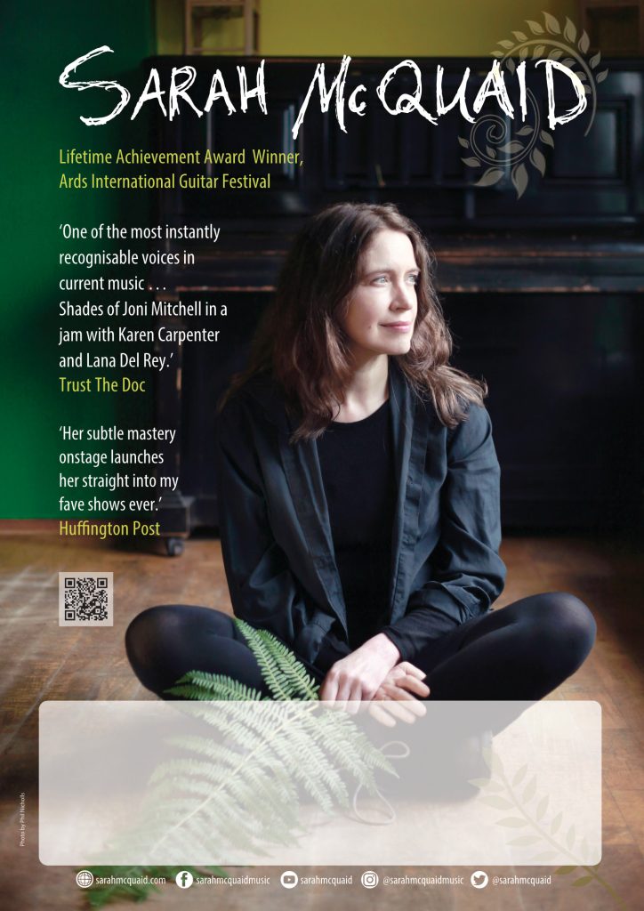 Building a fanbase one gig at a time – another marathon tour for Sarah McQuaid