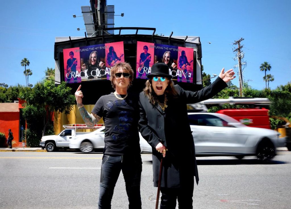 “Crack Cocaine” Jumps to #1: BILLY MORRISON’S Collaboration with Ozzy Osbourne and Steve Stevens