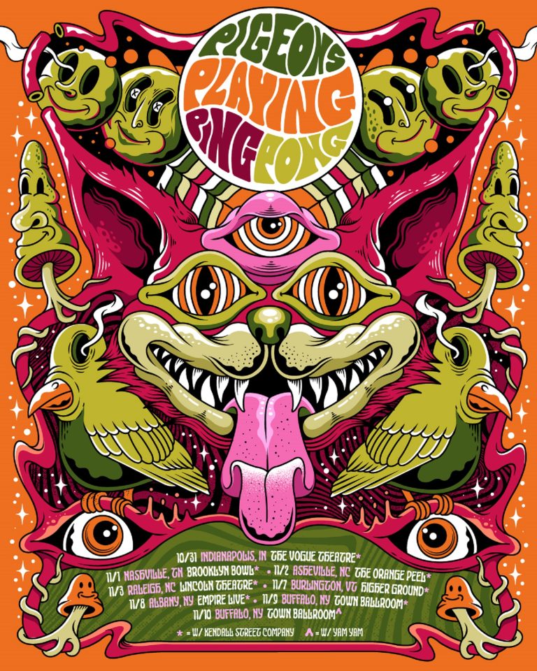 Pigeons Playing Ping Pong Announces Fall Tour Including Halloween Run with Kendall Street Company