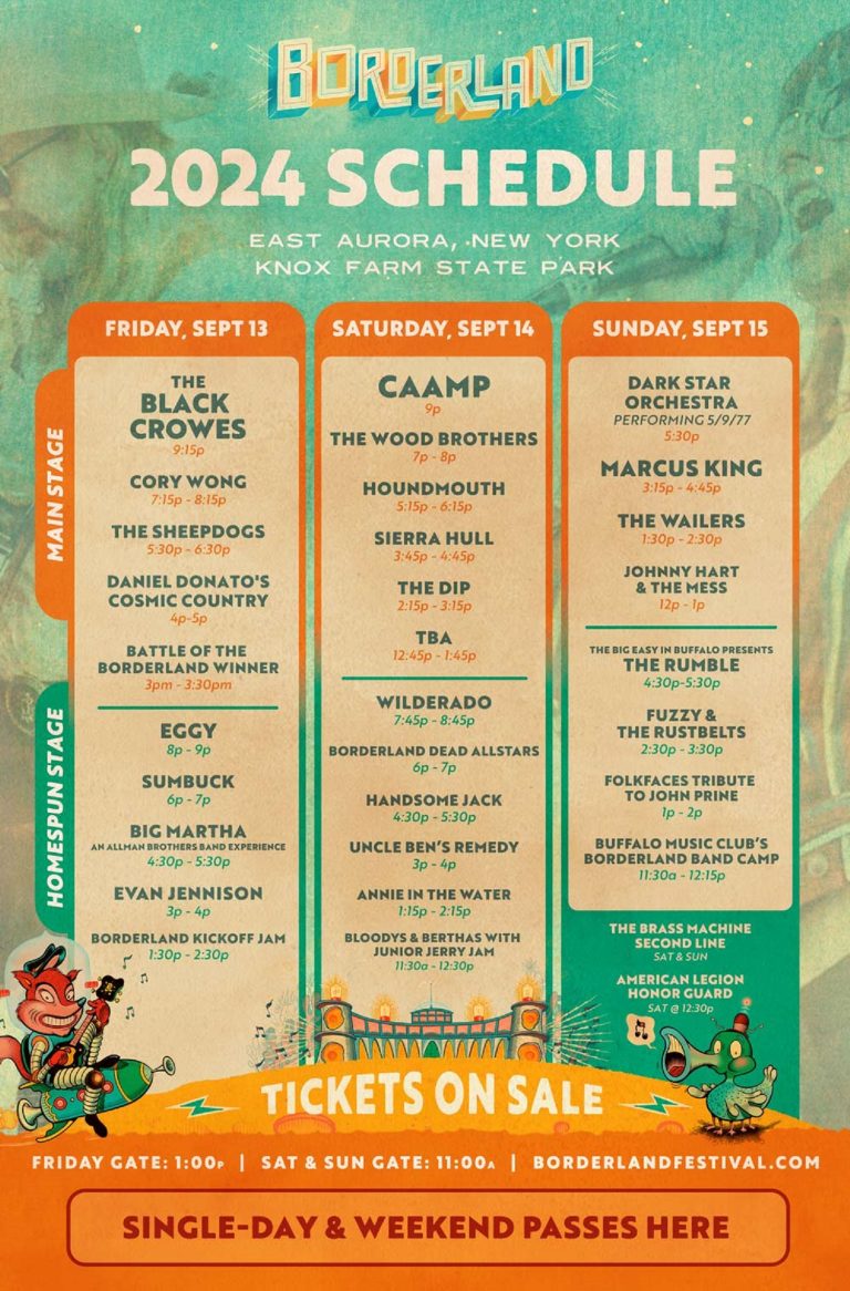 OFFICIAL BORDERLAND SOBER SPACE RETURNS FOR 2ND YEAR IN A ROW POWERED BY THE PHOENIX, TREY ANASTASIO’S DIVIDED SKY FOUNDATION AND MARCUS KING’S THE CURFEW FELLOWSHIP FUND