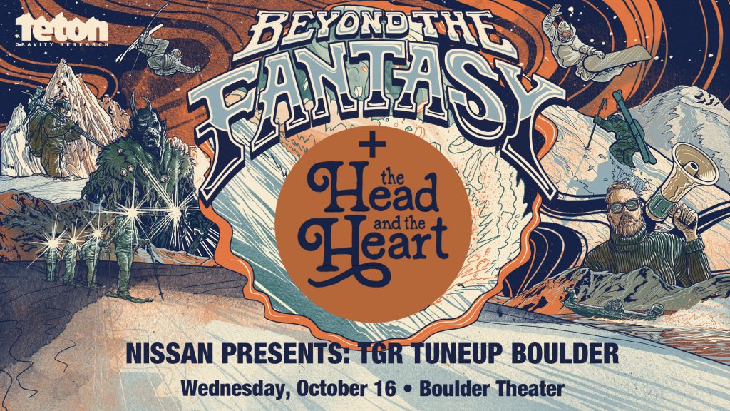 NISSAN PRESENTS: TGR TUNEUP BOULDER FEATURING TGR’S BEYOND THE FANTASY + THE HEAD AND THE HEART AT BOULDER THEATER