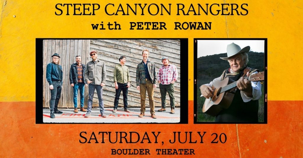Steep Canyon Rangers Unveil 'Morning Shift' at Boulder Theater on January 29, 2025, with Peter Rowan Opening