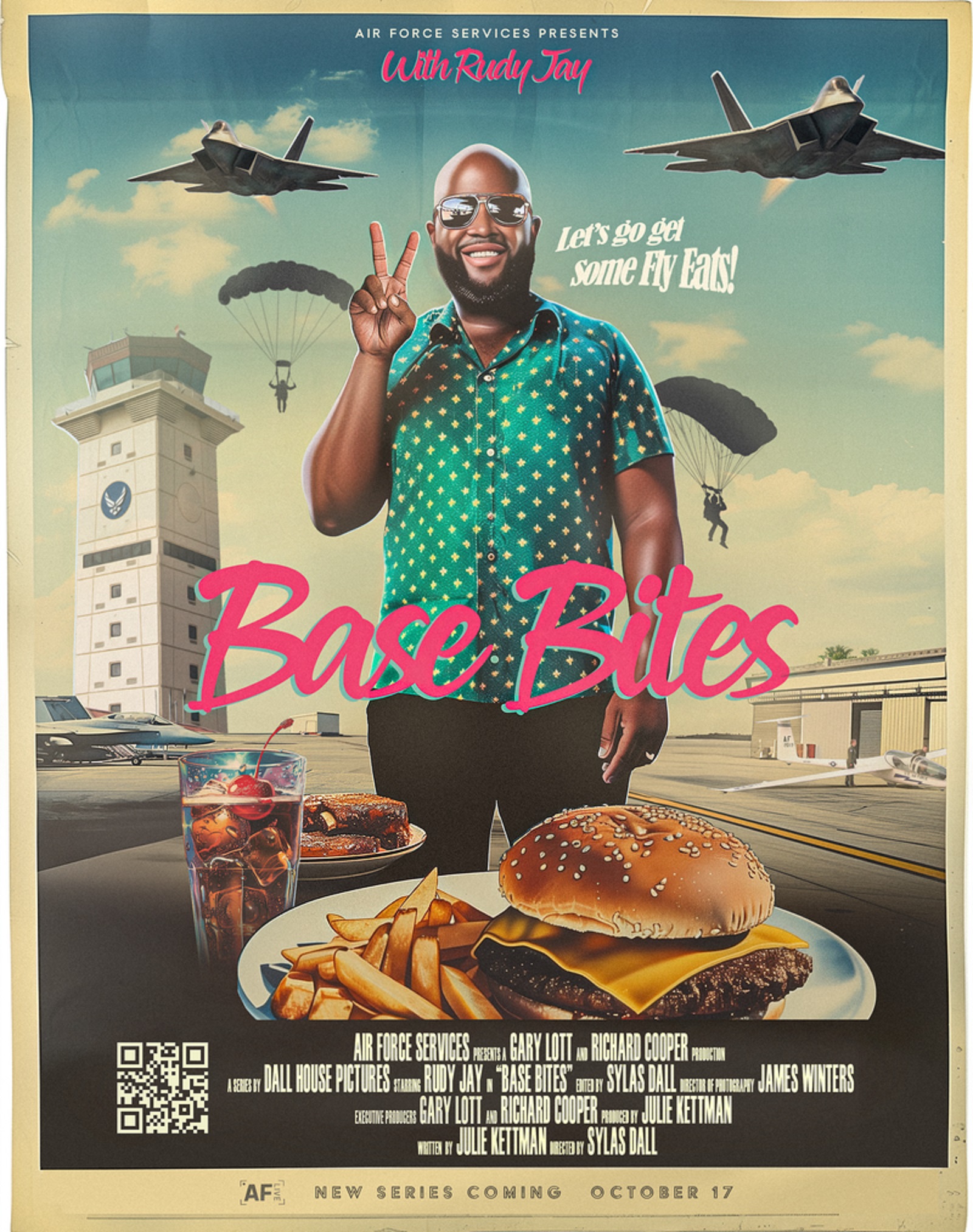 AIR FORCE SERVICES CENTER TURNS UP THE HEAT WITH SCORCHING NEW SERIES "BASE BITES"