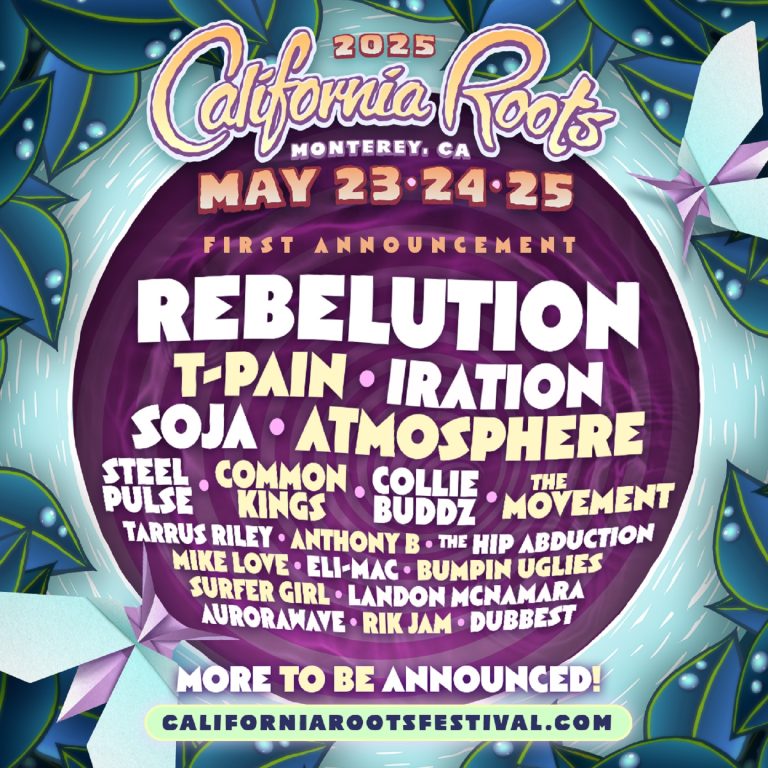 California Roots Music And Arts Festival Taps Rebelution, T-Pain, Iration, SOJA, And More For 14th Annual Gathering In Monterey, California On May 23-25