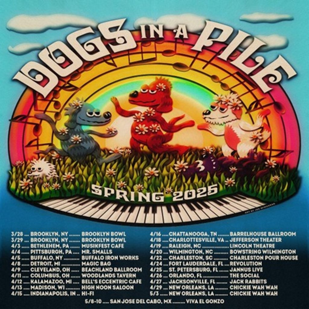 DOGS IN A PILE BRING EXTENSIVE 2025 SPRING TOUR TO 20 CITIES