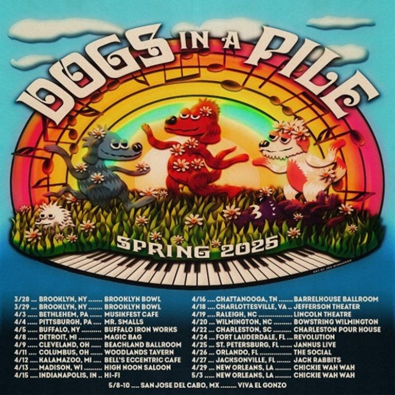 DOGS IN A PILE BRING EXTENSIVE 2025 SPRING TOUR TO 20 CITIES