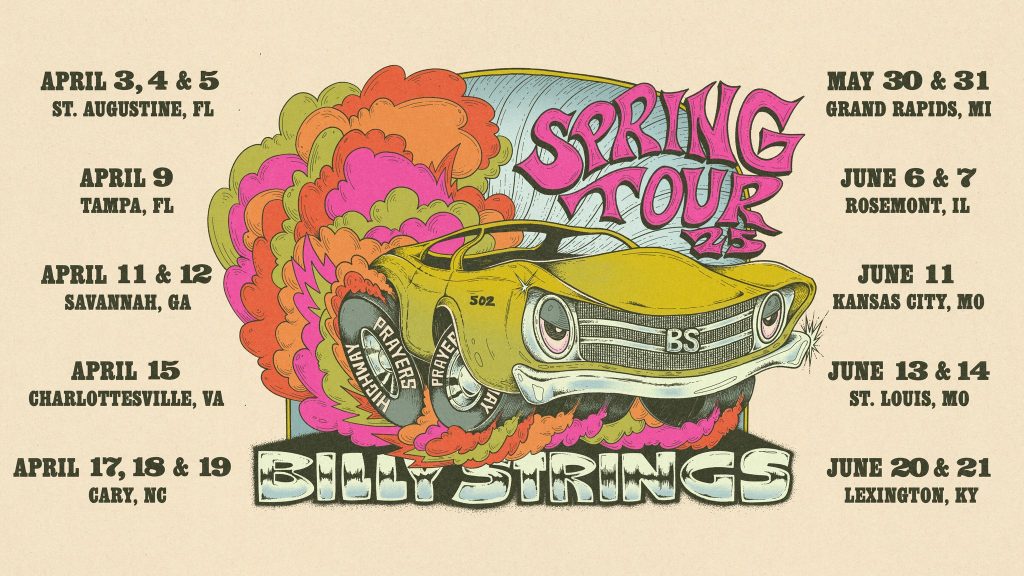 BILLY STRINGS CONFIRMS 2025 SPRING HEADLINE TOUR