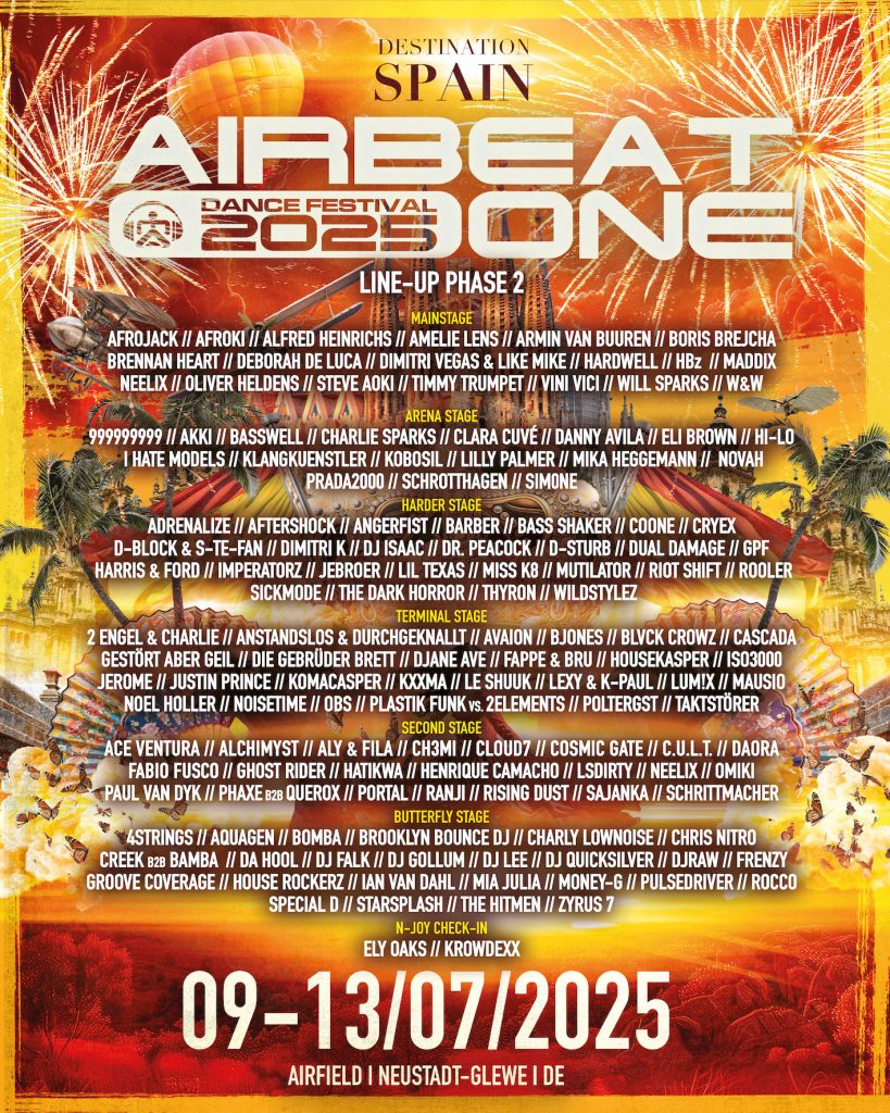 AIRBEAT ONE Festival presents Line-Up Phase 2