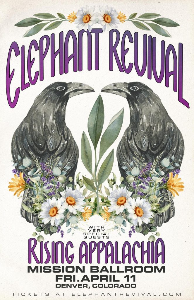 ELEPHANT REVIVAL RETURNS TO MISSION BALLROOM APRIL 11 With special guests Rising Appalachia