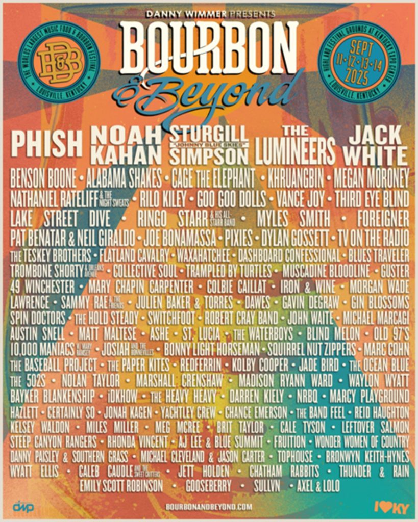 Bourbon & Beyond: The Lumineers, Phish, Sturgill “Johnny Blue Skies” Simpson, Noah Kahan Top Music Lineup For World’s Largest Bourbon & Music Festival