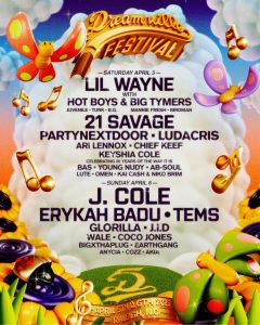 DREAMVILLE FESTIVAL ANNOUNCES 2025 MUSIC LINEUP  FOR FIFTH ANNIVERSARY CELEBRATION