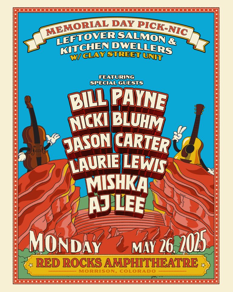 LEFTOVER SALMON & KITCHEN DWELLERS ANNOUNCE SPECIAL GUEST LINEUP FOR RED ROCKS “MEMORIAL DAY PICK-NIC”
