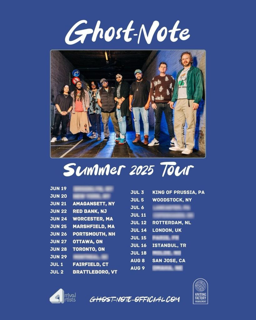 Ghost-Note Extend Tour Into Summer 2025 with Dates in the Northeast and Canada
