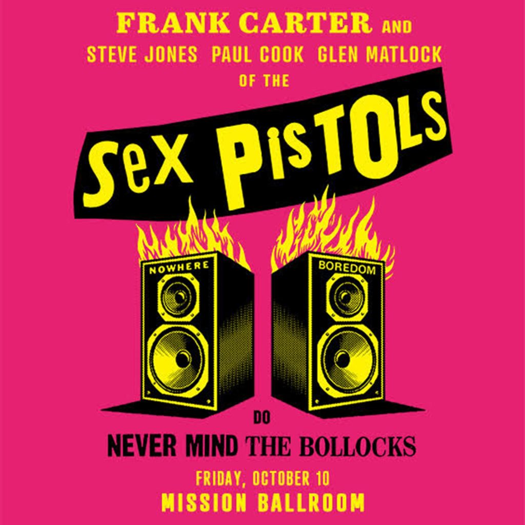 THE SEX PISTOLS (STEVE JONES, PAUL COOK, GLEN MATLOCK) FEATURING FRANK CARTER ANNOUNCE EXPLOSIVE 2025 NORTH AMERICAN TOUR LEG