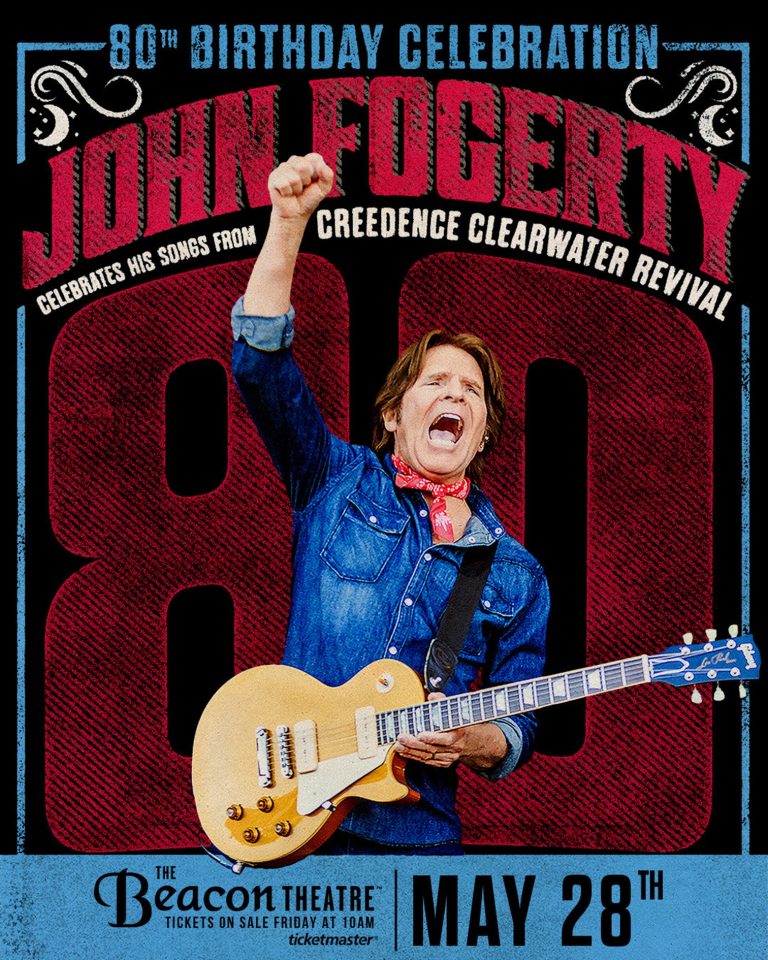 John Fogerty To Celebrate 80th Birthday on May 28 with Concert at NYC’s Beacon Theatre