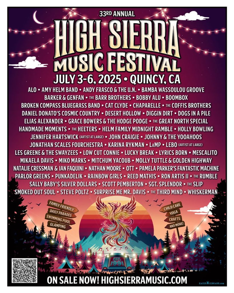 High Sierra Music Festival Announces Stellar Lineup for 33rd Annual Event