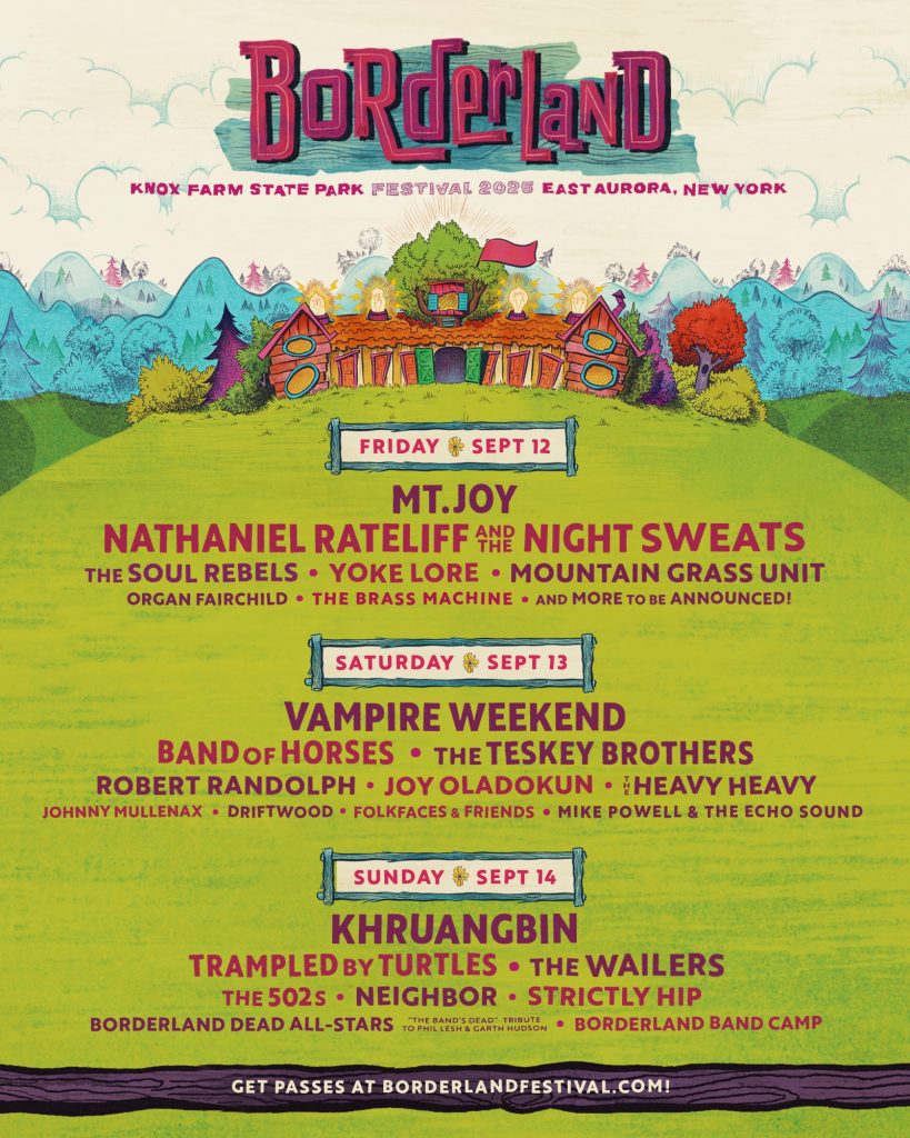 BORDERLAND FESTIVAL REVEALS 2025 DAILY LINEUP