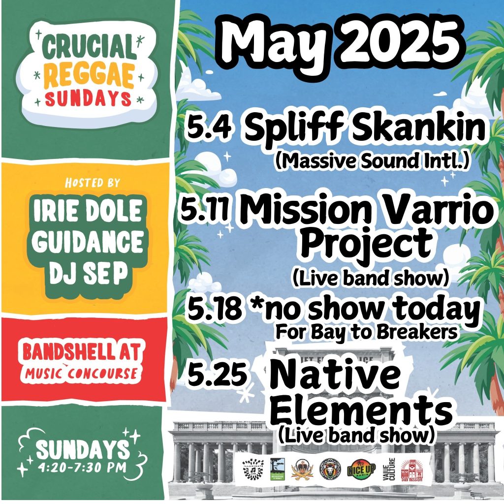 Crucial Reggae Sundays Returns to Golden Gate Park This May