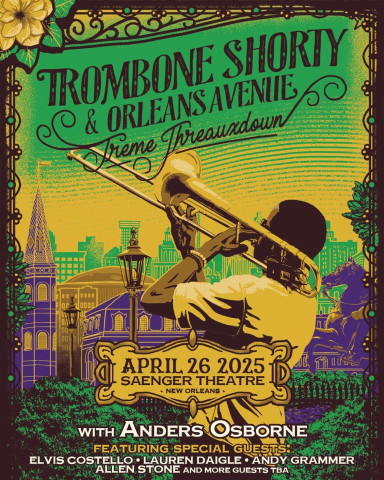 Trombone Shorty’s Treme Threauxdown Returns to Saenger Theatre on April 26 for Ninth Annual Blowout During New Orleans Jazz Fest