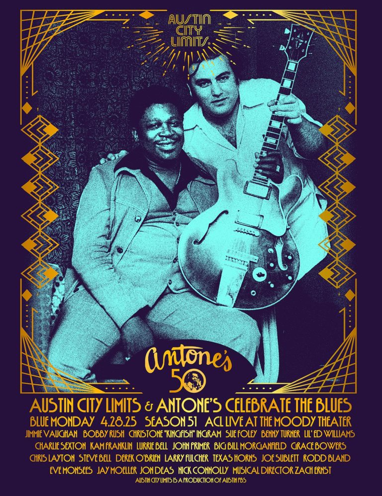 Tune in tonight: Antone’s celebrates 50 yrs of shaping the blues w. special ACL Live taping