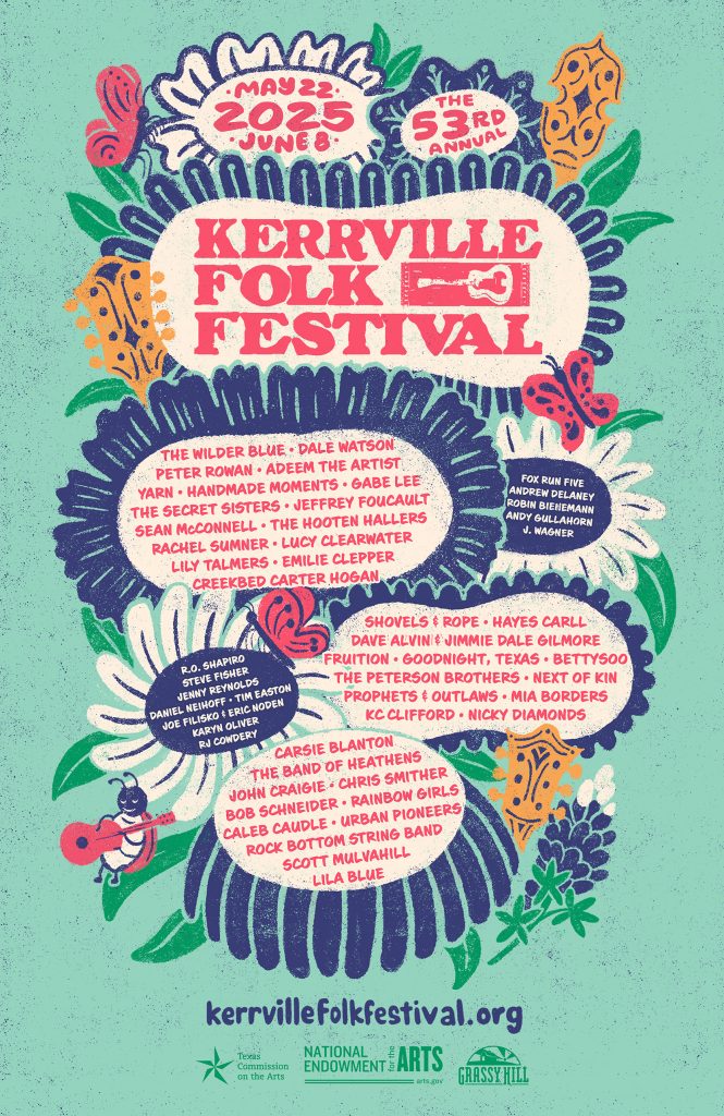 Kerrville Folk Festival Unveils Full Artist Line‑Up for Its 53rd Edition, May 22 – June 8, 2025