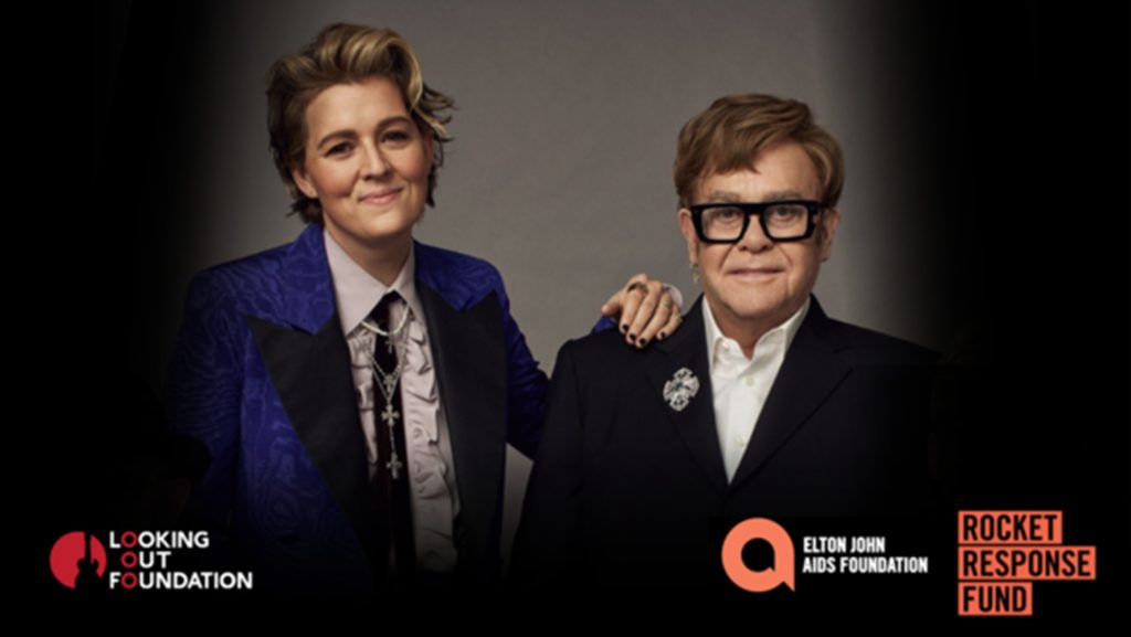 Elton John AIDS Foundation joins forces with Brandi Carlile’s Looking Out Foundation to raise $1 million to protect HIV care around the world
