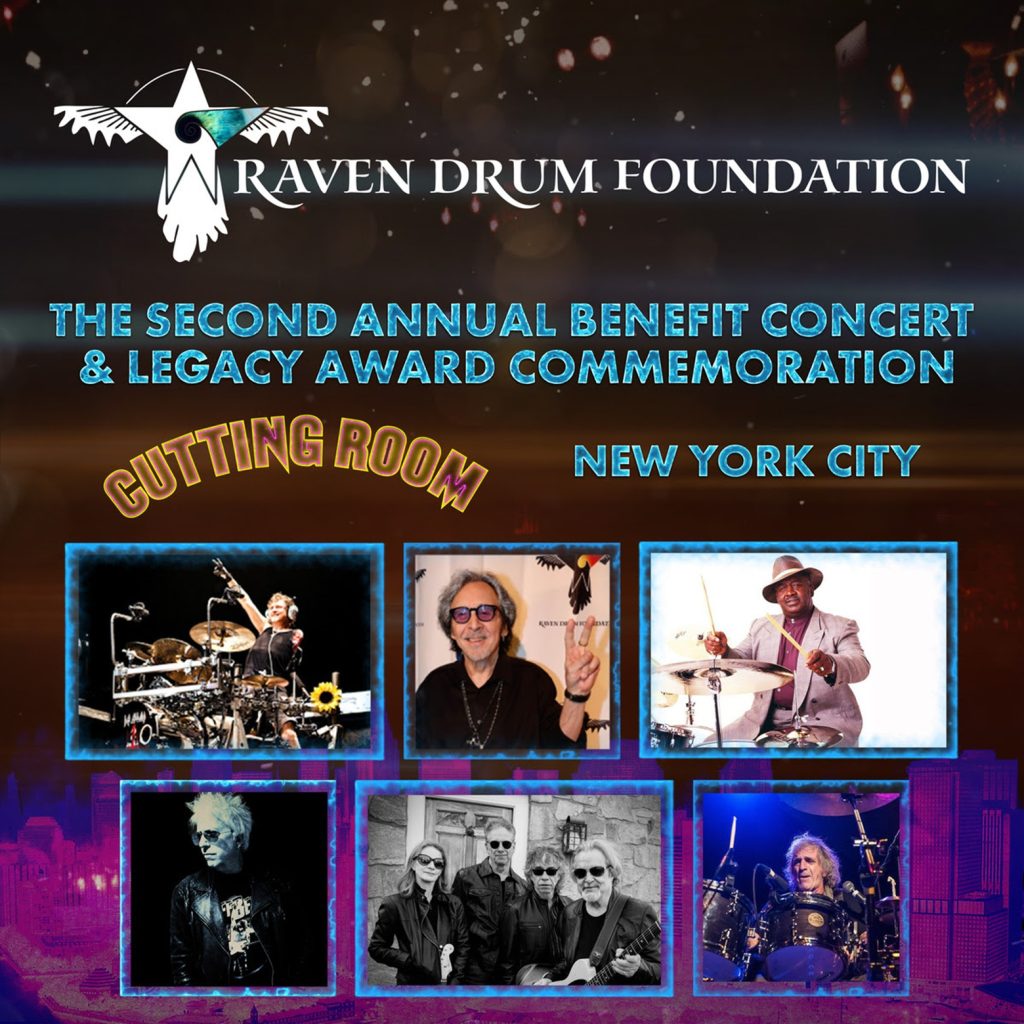 Raven Drum Foundation Hosts All-Star Benefit Concert Honoring First Responders and Veterans at The Cutting Room, NYC