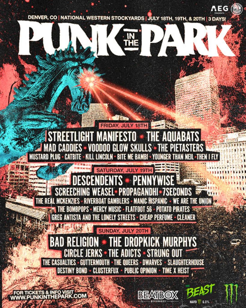 Punk In The Park Denver: Daily Lineups Announced For July 18-20 Festival