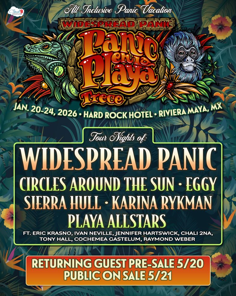 WIDESPREAD PANIC ANNOUNCES PANIC EN LA PLAYA TRECE