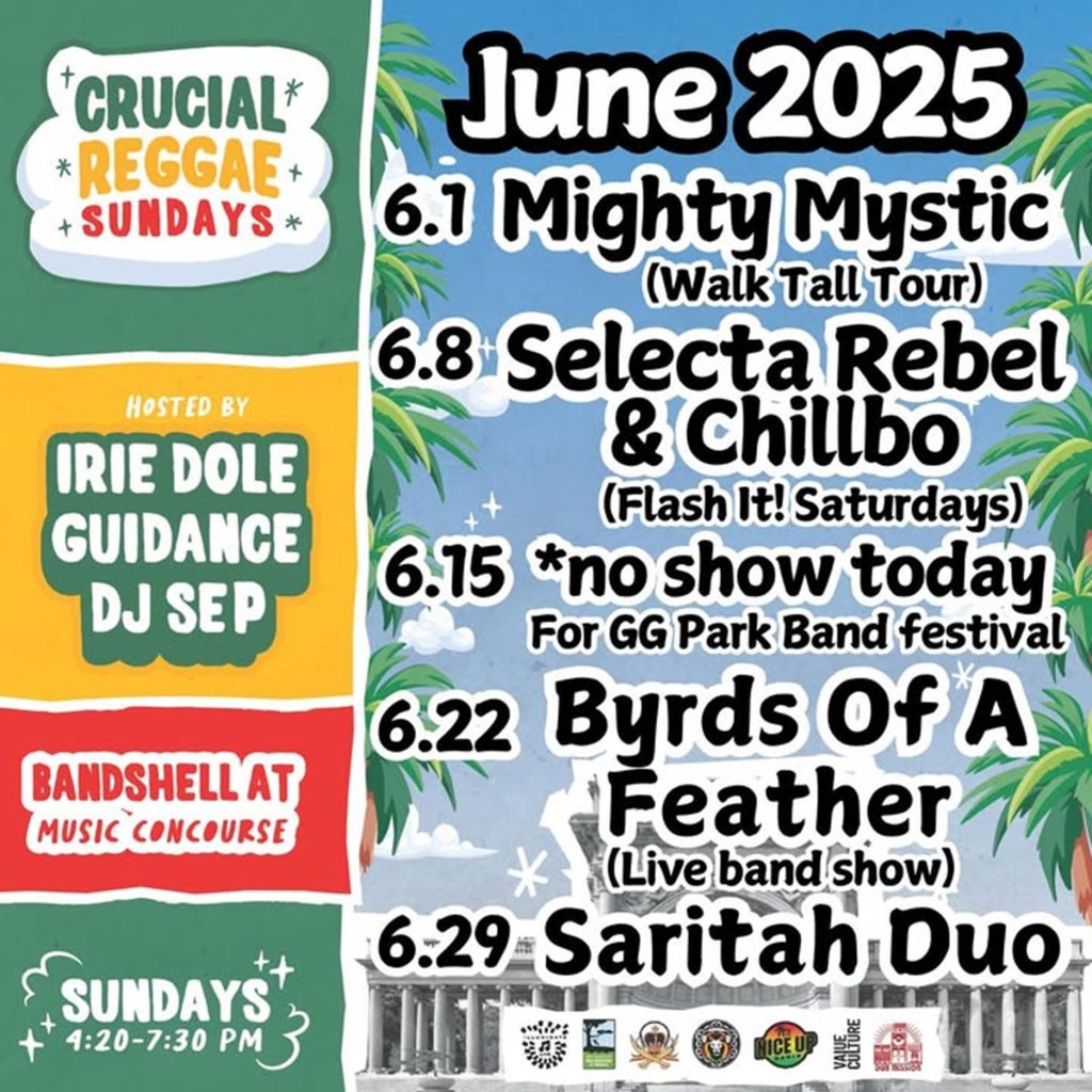 Crucial Reggae Sundays Bring Free, Family-Friendly Vibes to Golden Gate Park