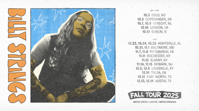 Billy Strings confirms 2025 fall headline tour