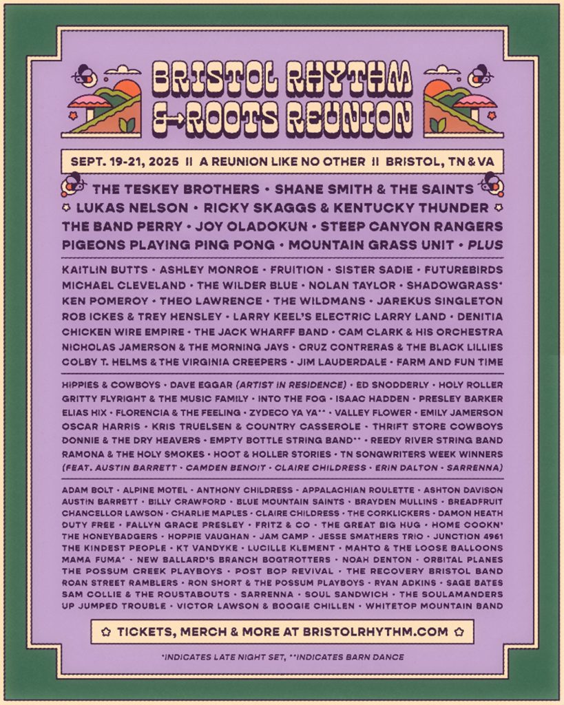 Futurebirds, Jim Lauderdale, Ramona & the Holy Smokes added to Bristol Rhythm 2025 lineup