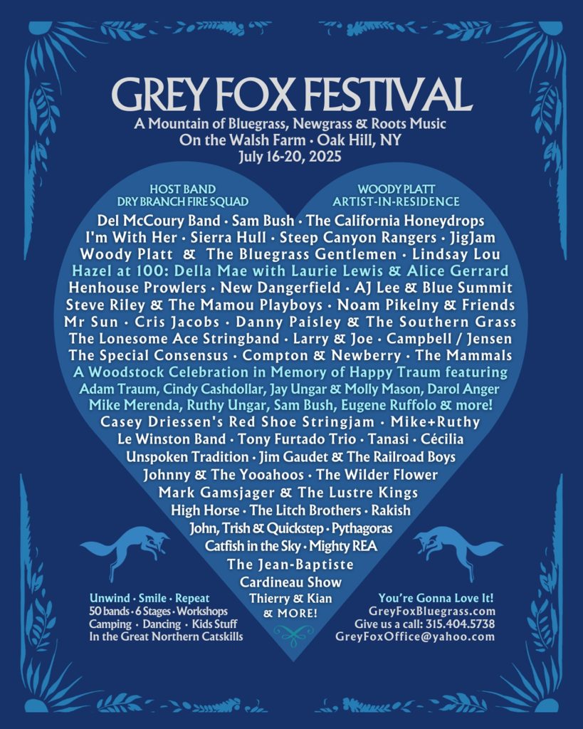 Early Birds Pick the Strings: Save $25 Before Grey Fox Goes Pre-Gate