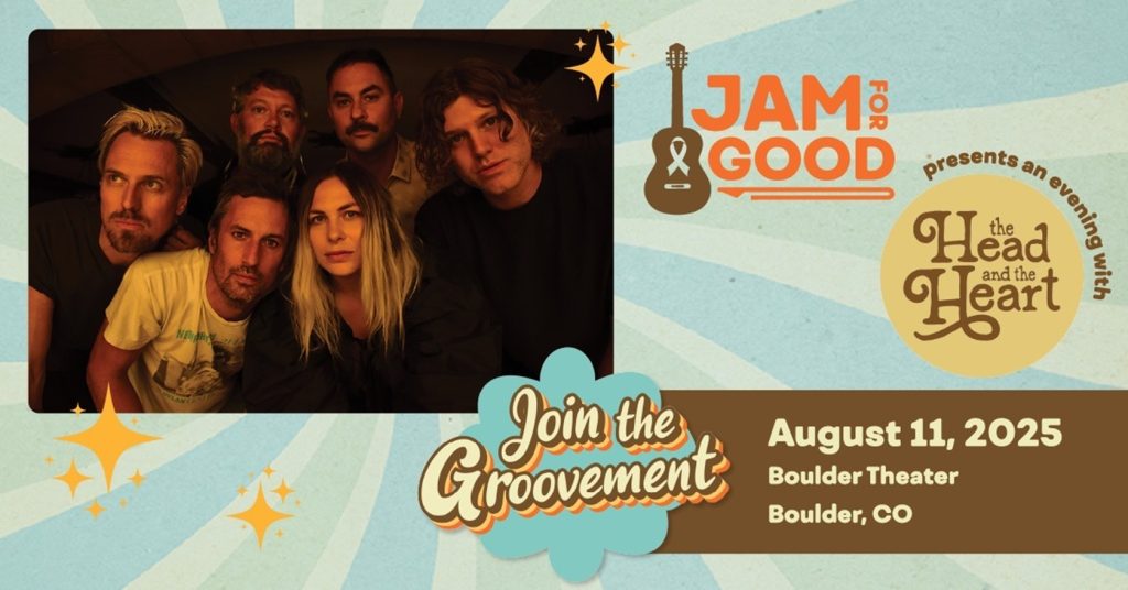 Jam For Good Presents The Head and the Heart at Boulder Theater, Aug 11