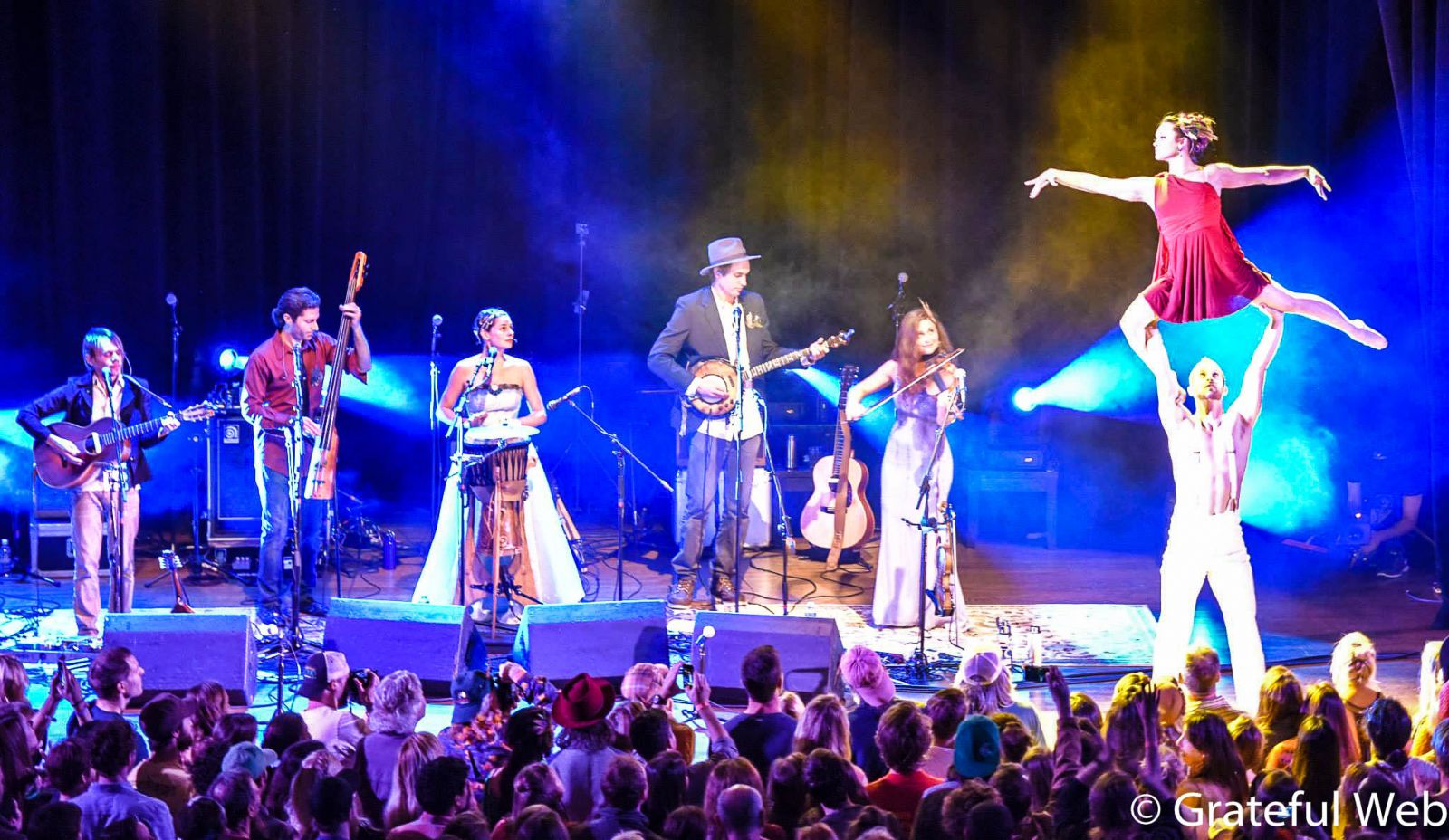 Elephant Revival & acrobatic friends