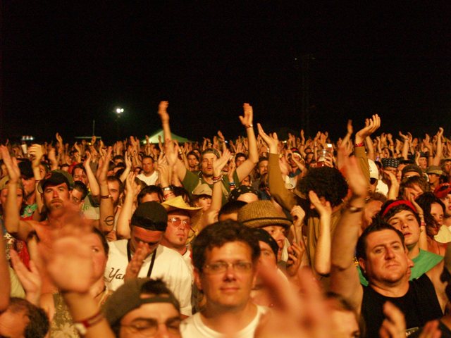 the crowd at Roo roo