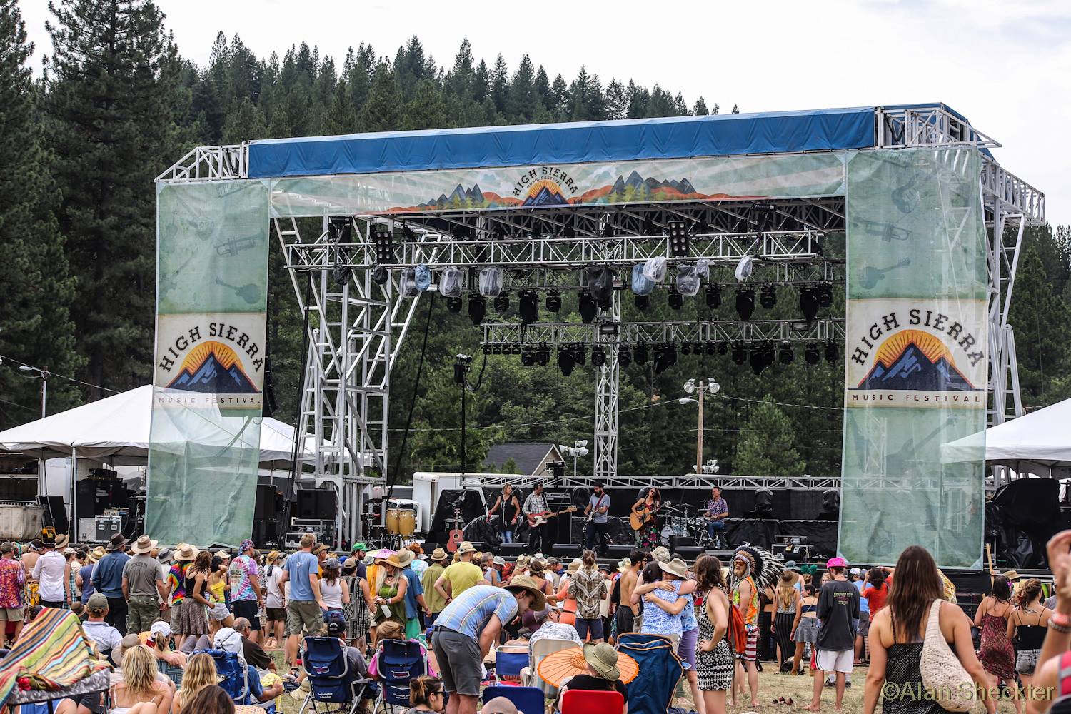 Grandstand Stage during The Waifs' set