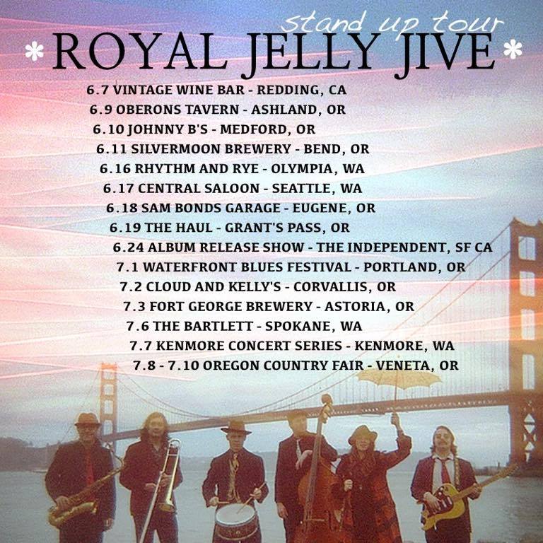 Royal Jelly Jive's CD release party is tonight!
