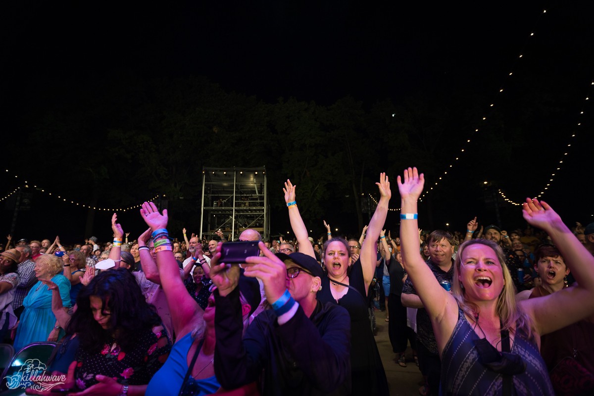 The crowd loving the show | Trombone Shorty
