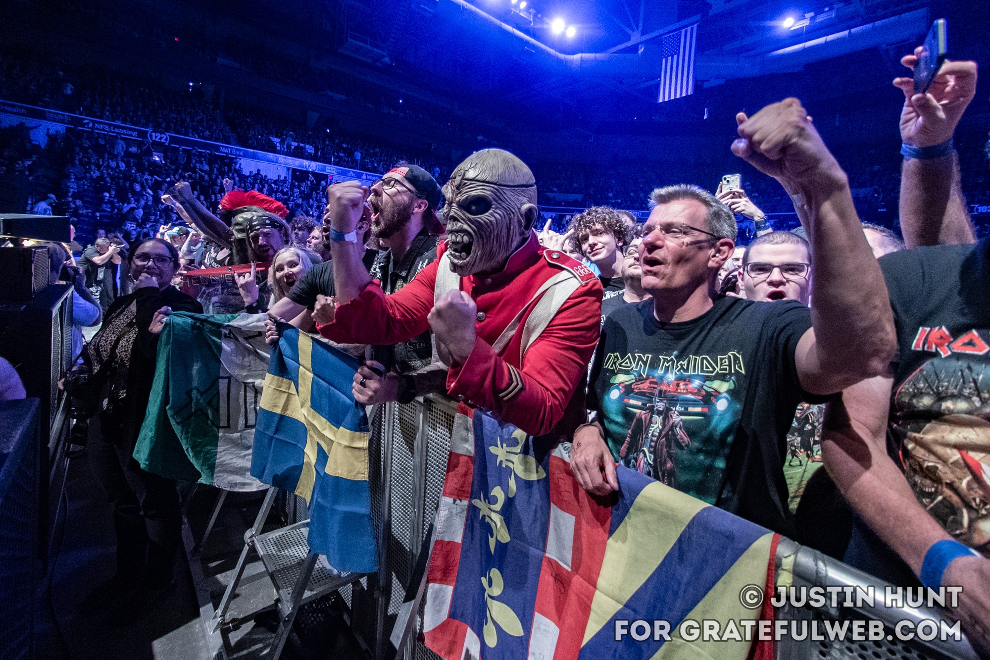 Iron Maiden fans at DCU Center | Worcester, MA | 11/06/24