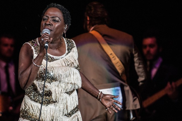 Sharon Jones |  Red Rocks | photo by Larry Hulst, All Right Reserved