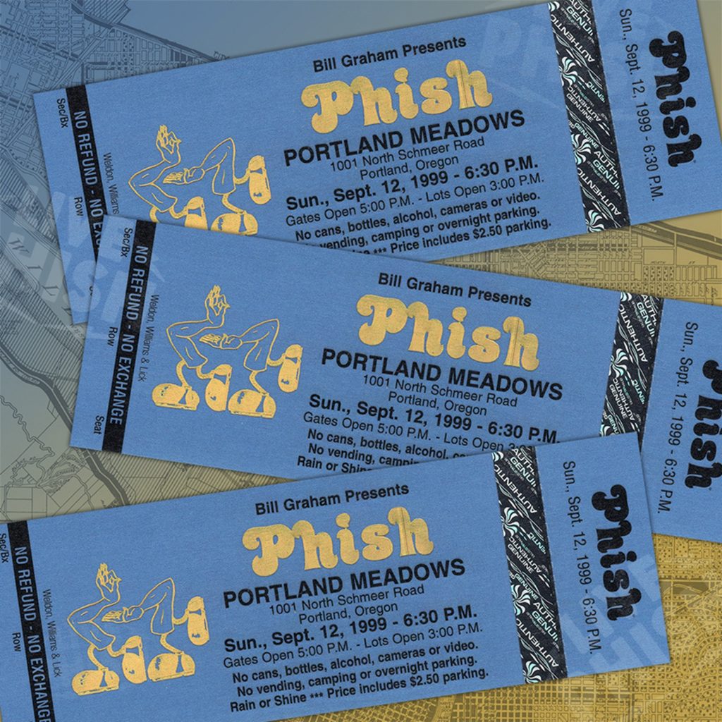 Phish’s Legendary 9/12/99 Portland Meadows Show Now Streaming on LivePhish