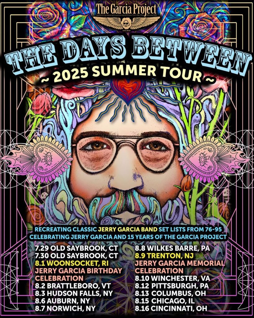 The Garcia Project Announces “Days Between” 2025 Summer Tour, Marking 15 Years of Re-creating Classic Jerry Garcia Band Performances