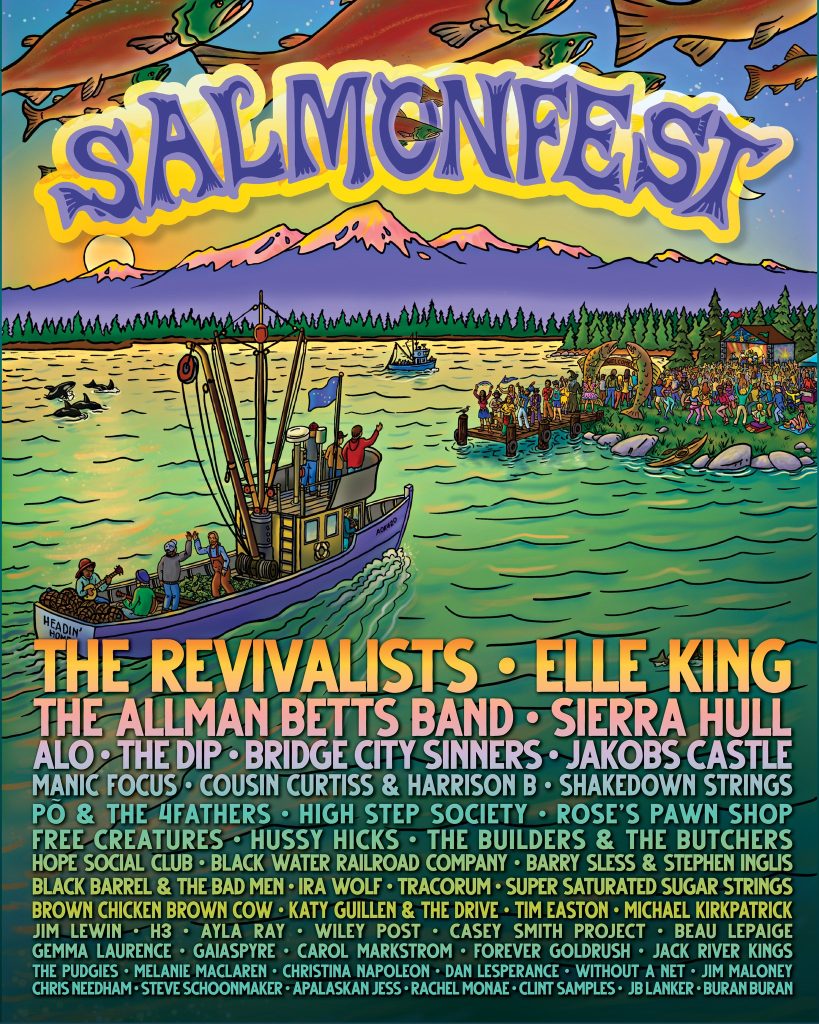 Gliding Home to Ninilchik: Salmonfest 2025 Poster Unveils Festival Spirit