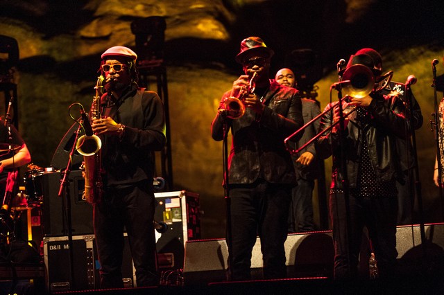 TTB horns | Red Rocks | photo by Larry Hulst, All Right Reserved