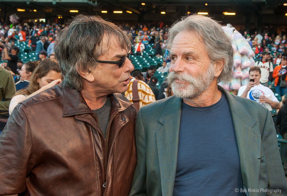 Mickey Hart & Bob Weir | photo by Bob Minkin