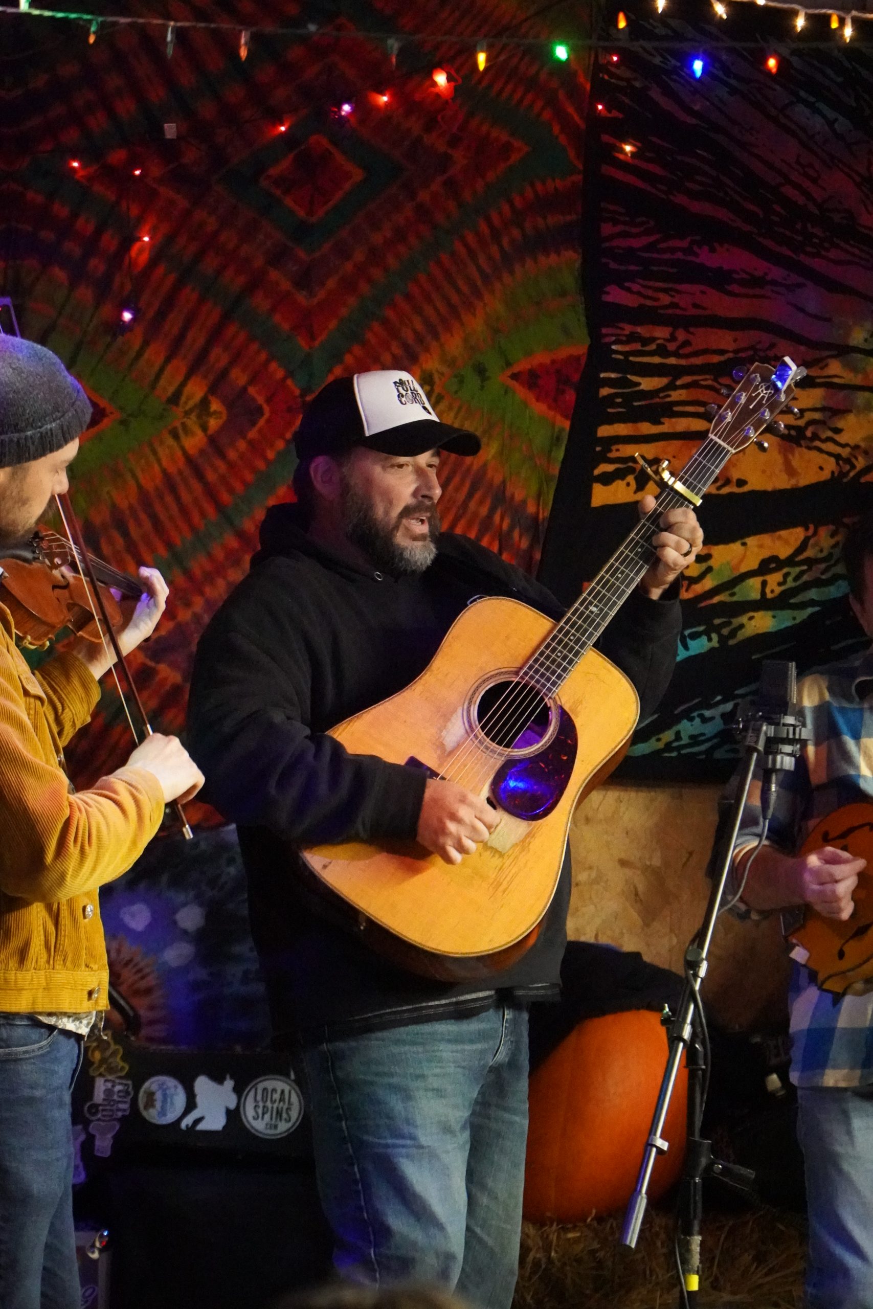 Luke Glitchel lighting up the night | Photo by Dan Ward