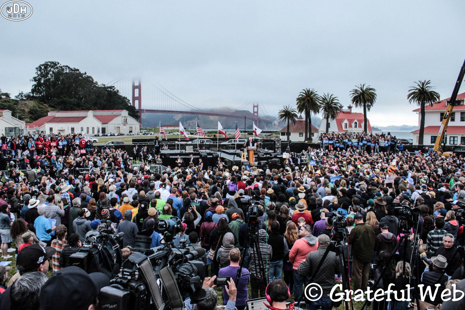 Bernie rally in the Bay Area