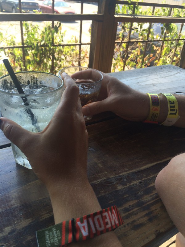 Post-brunch Pre-Festival cocktails