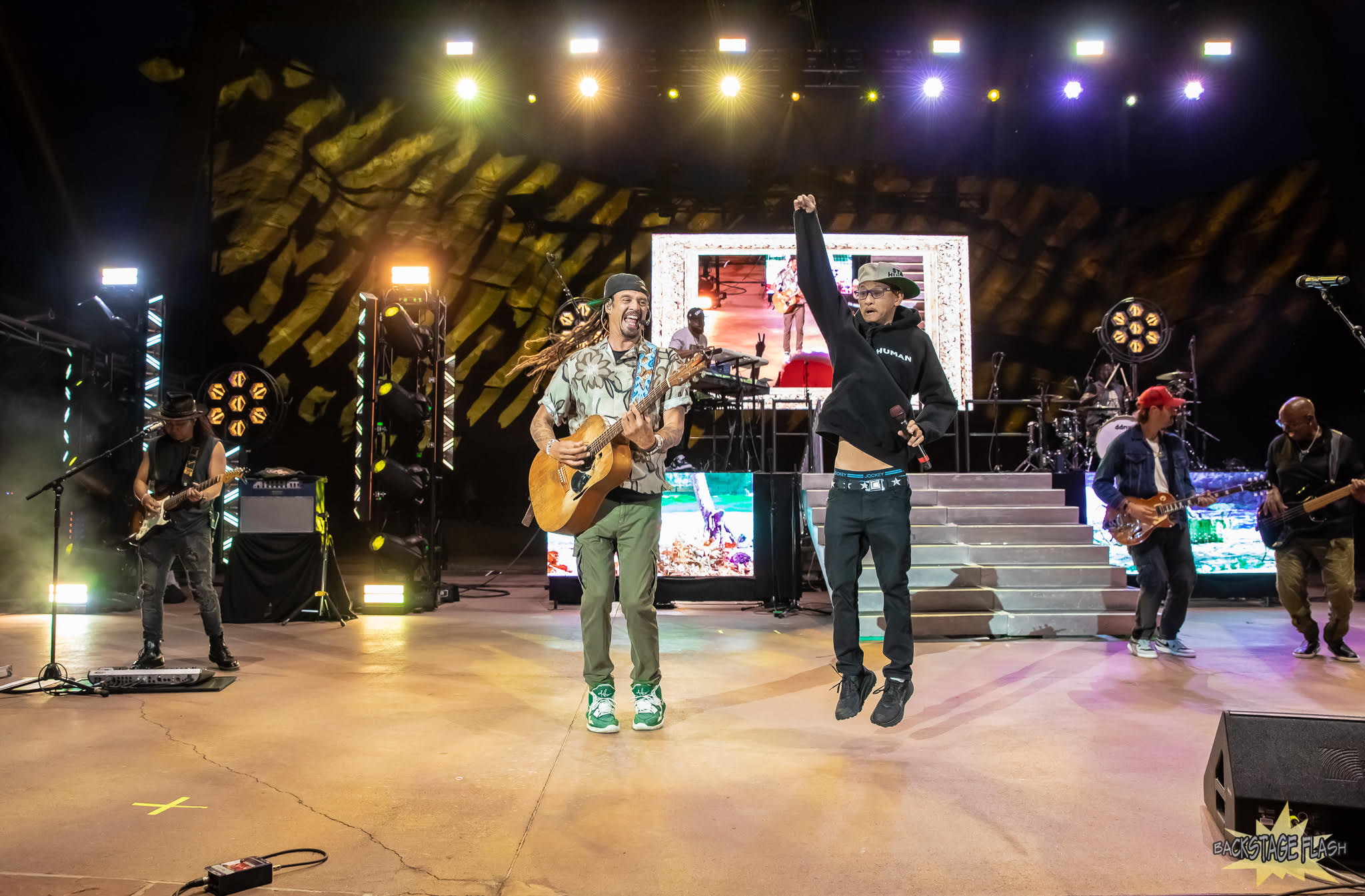 Raga Wiguna, Michael Franti, Mike Blankenship, guest singer - Al, Manas Itene, Greg Hvnsen, Carl Young